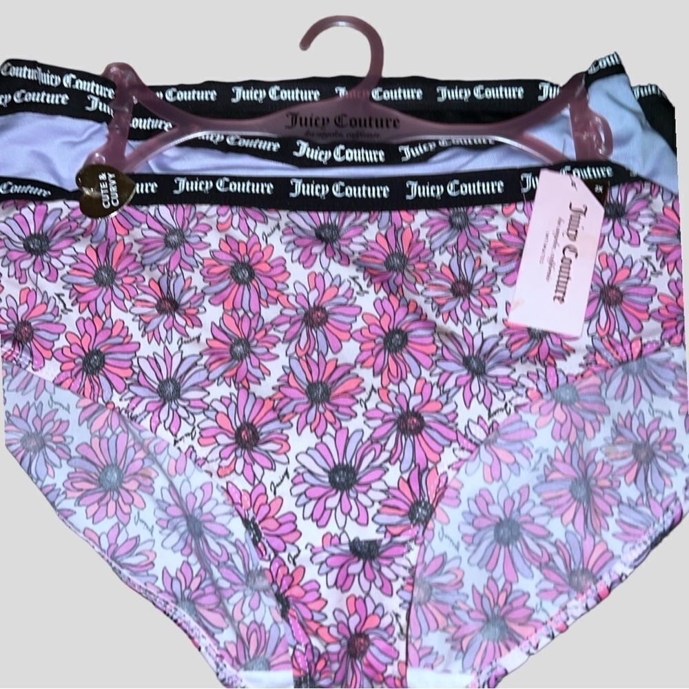 Juicy couture 3 pair cute & curvy panties! New